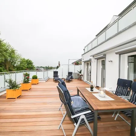Ferienwohnung Strandvilla Augustusbad 2.5 Apartman *